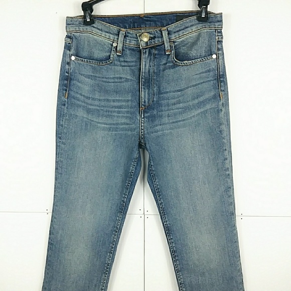 NWT Rag & Bone Gold Dip Dye Trim Ankle Cigarette - Picture 3 of 8